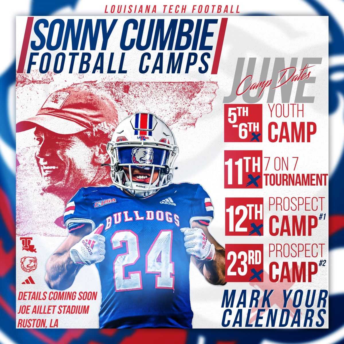 Sonny Cumbie Football Camps Ruston, Louisiana